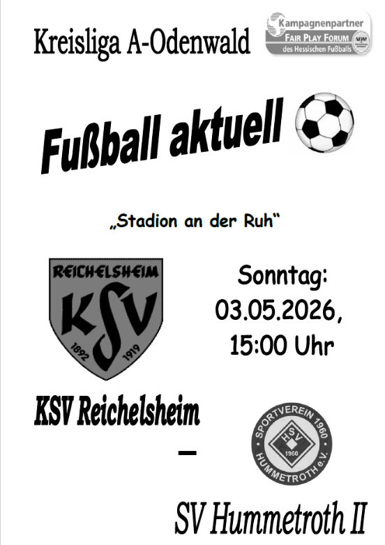 Stadionheft vom 29.04.2026