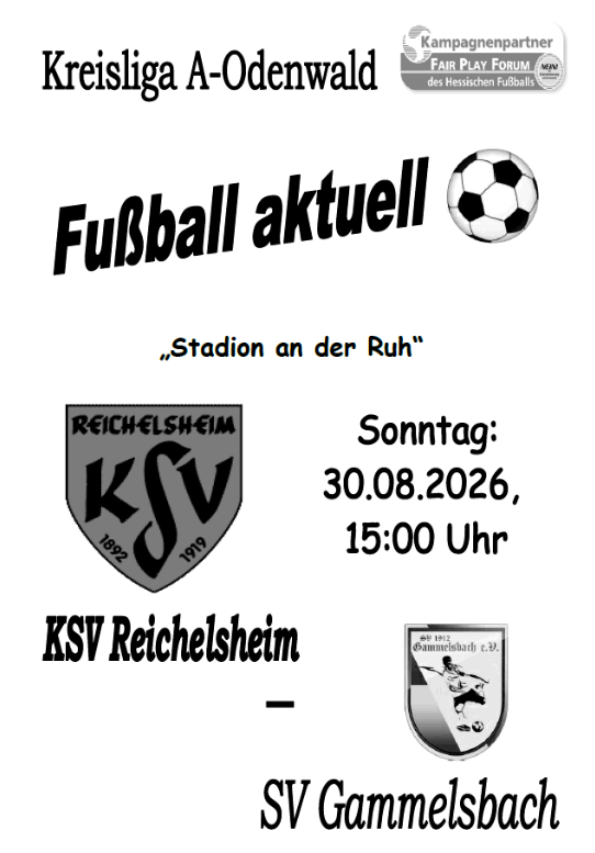 Stadionheft vom 26.08.26