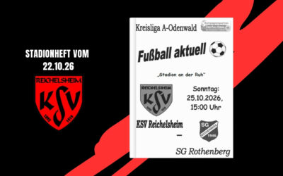 Stadionheft vom 22.10.26